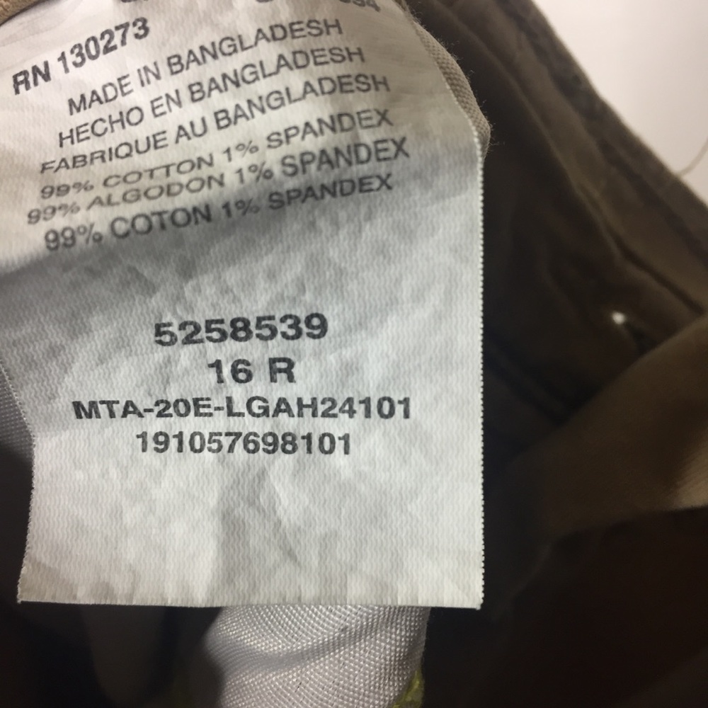 Lee Performance Series Size 16 Regular Tan Jeans - Picture 4 of 8